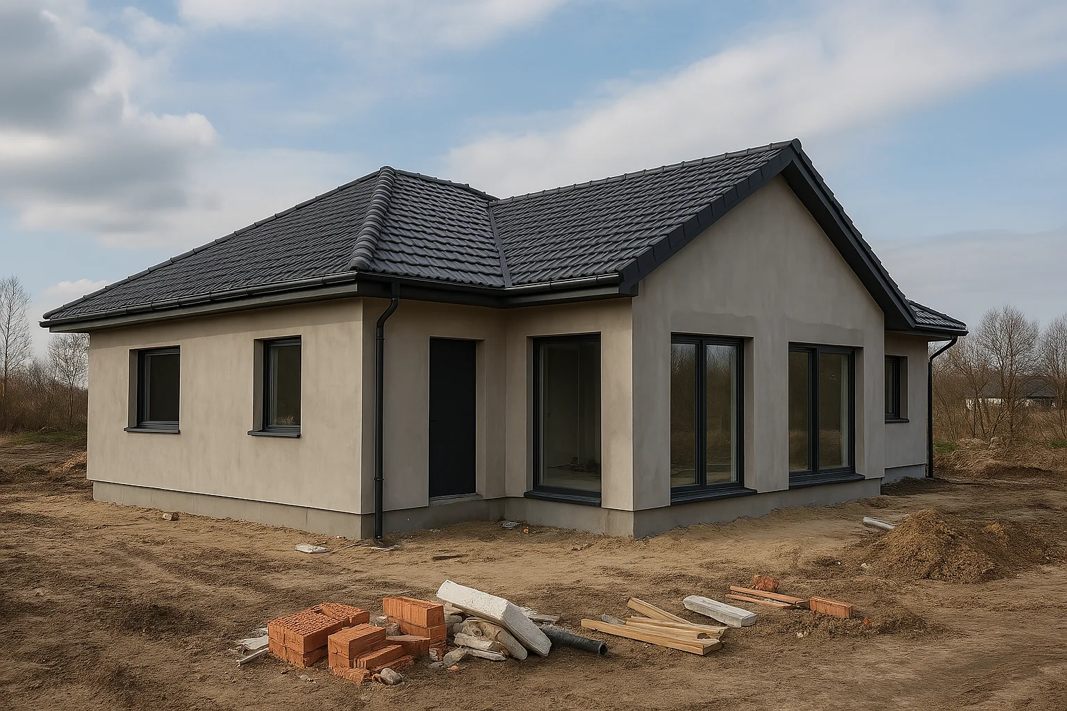 dom w stanie deweloperskim